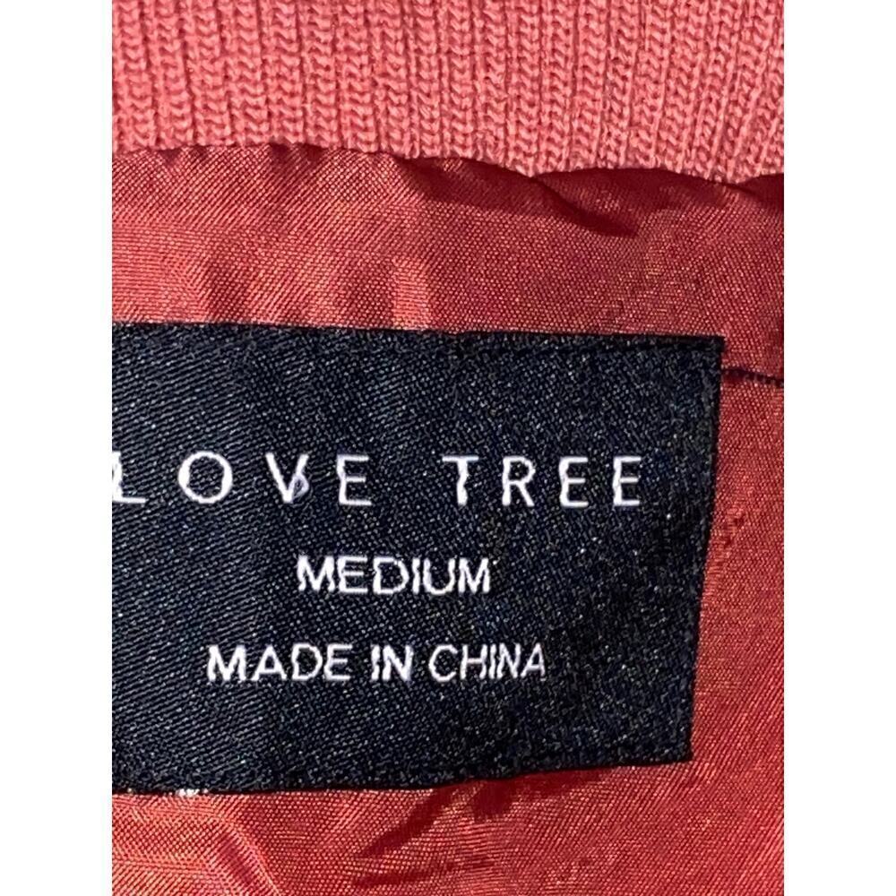 Love Tree Puffer Zip‎ up Barn Jacket with collar Lightweight Size medium - Picture 3 of 7